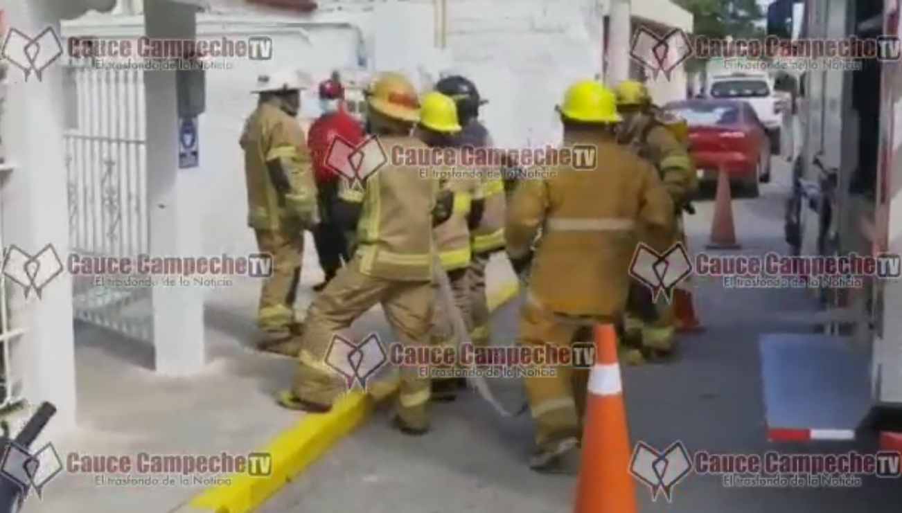 Simulacro de incendio en guarder a Jean Piaget Cauce Campeche